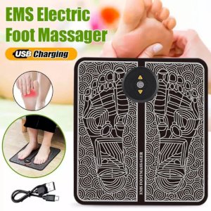 Electric EMS Foot Massager Pad Foot Massage Mat Feet Muscle Stimulator Improve Blood Circulation Relieve Ache Pain Health Care